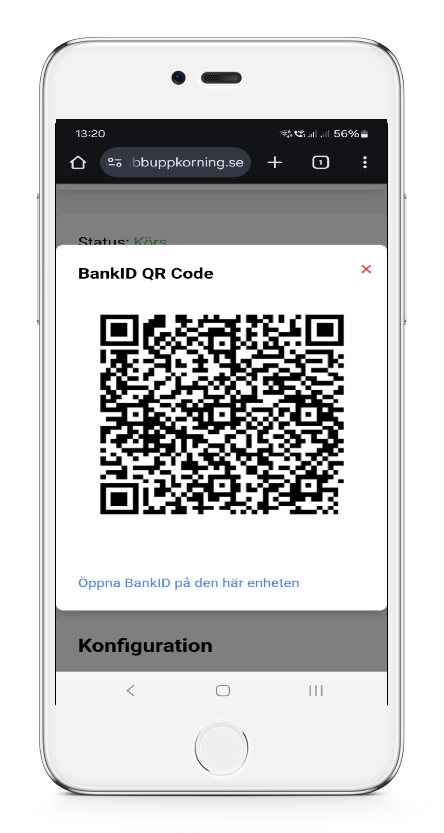 Snabbuppkörning demobild - hitta lediga tider hos trafikverket